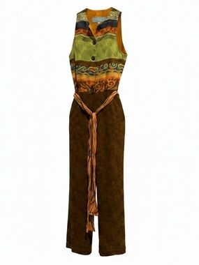 Dorothy Schoelen vintage 80s/90s platinum jumpsuit